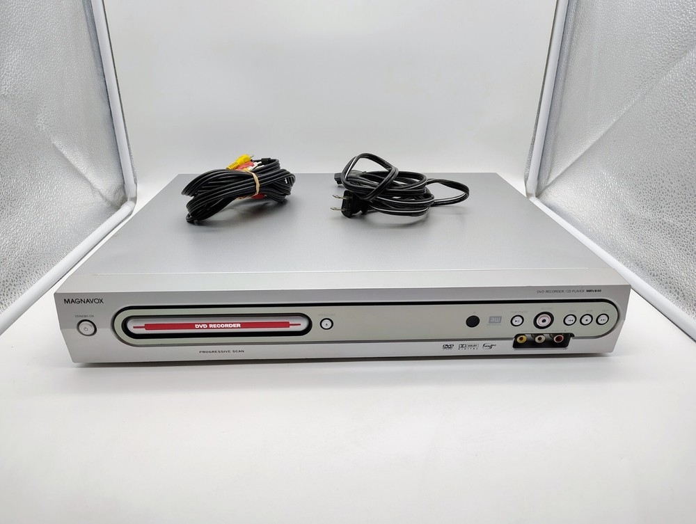 Magnavox MRV640/17 DVD Recorder Player with Power Cable Tested No Remote