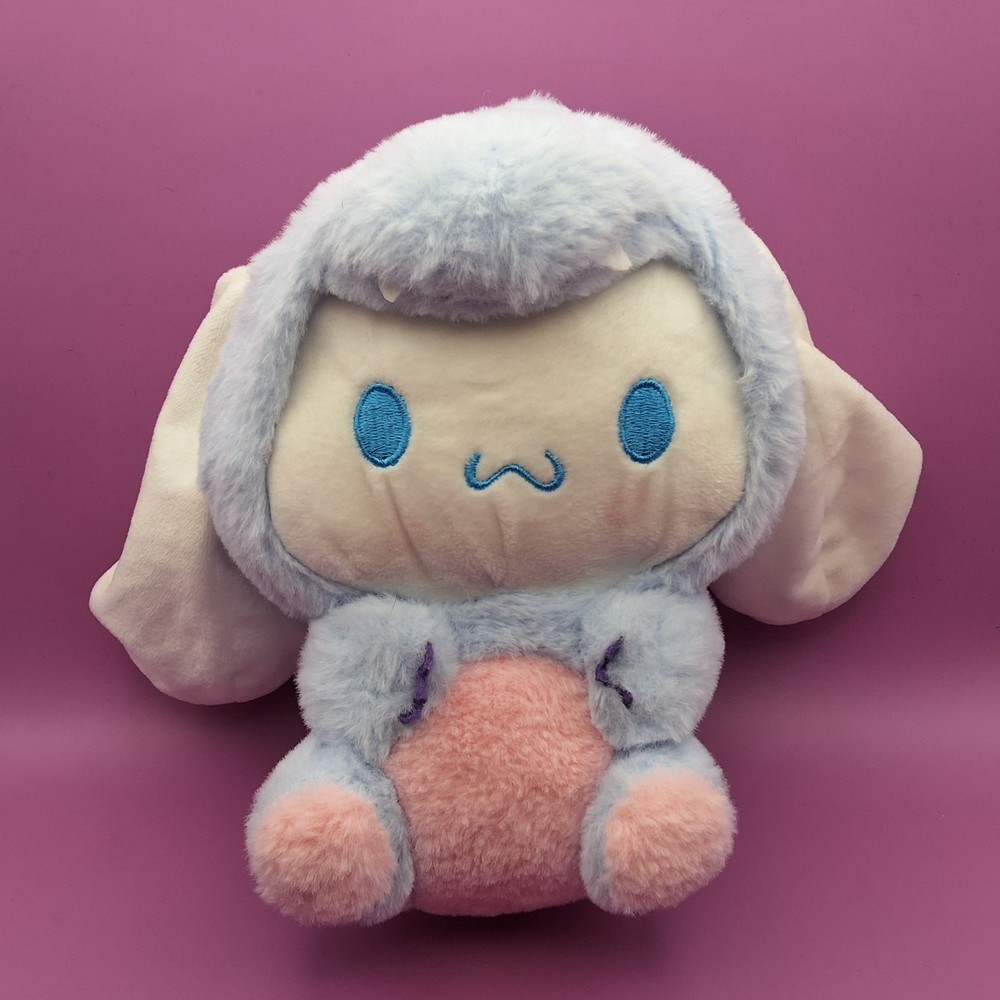 Sanrio Cinnamoroll Plush Dinosaur Blue Cute New Limited  Soft Smile