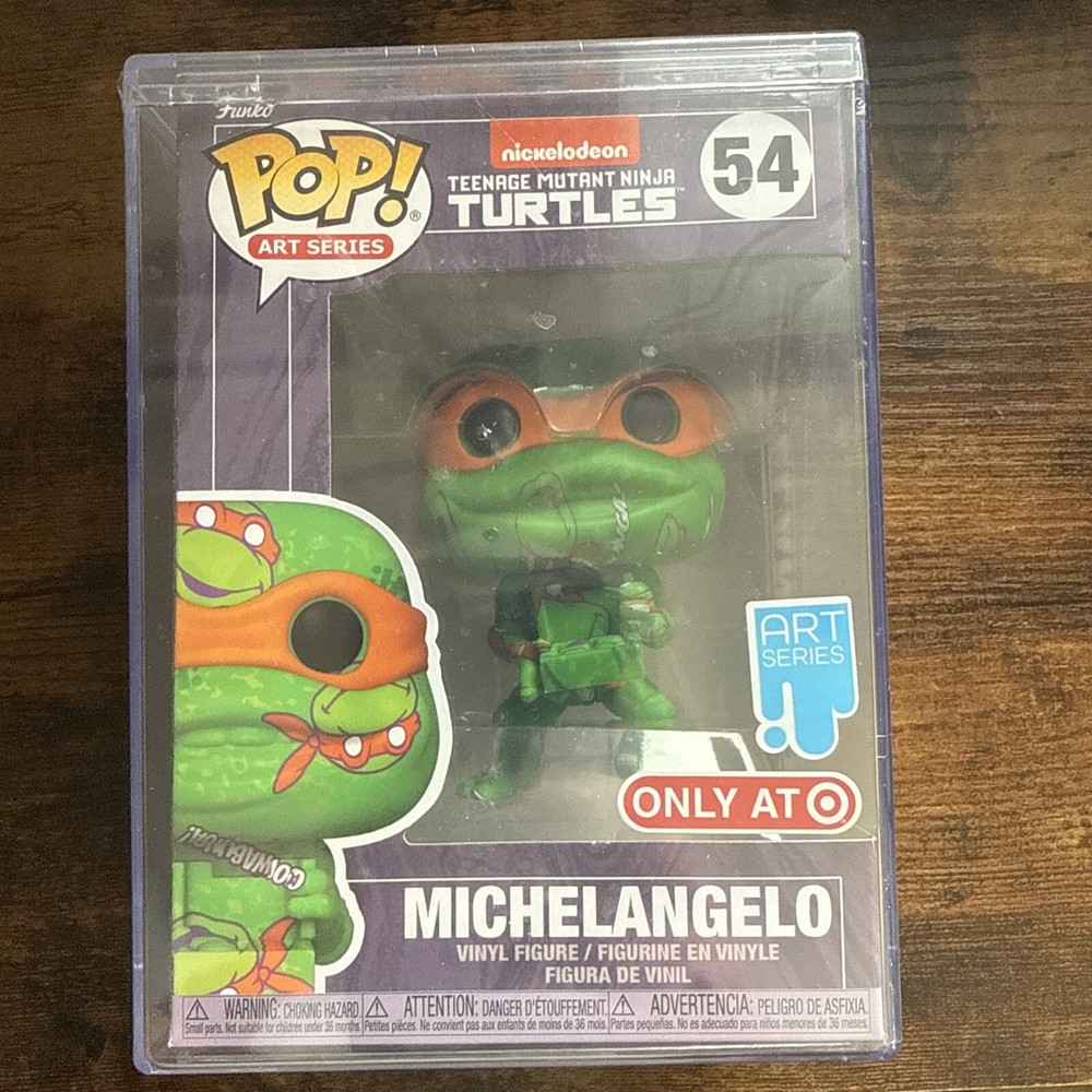 Funko Pop! Art Series Teenage Mutant Ninja Turtles #54 Michelangelo Target Exclu