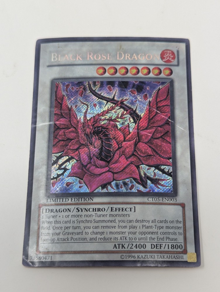 Black Rose Dragon CT05-EN003 2008 Collectors Tin Limited Edition Damaged