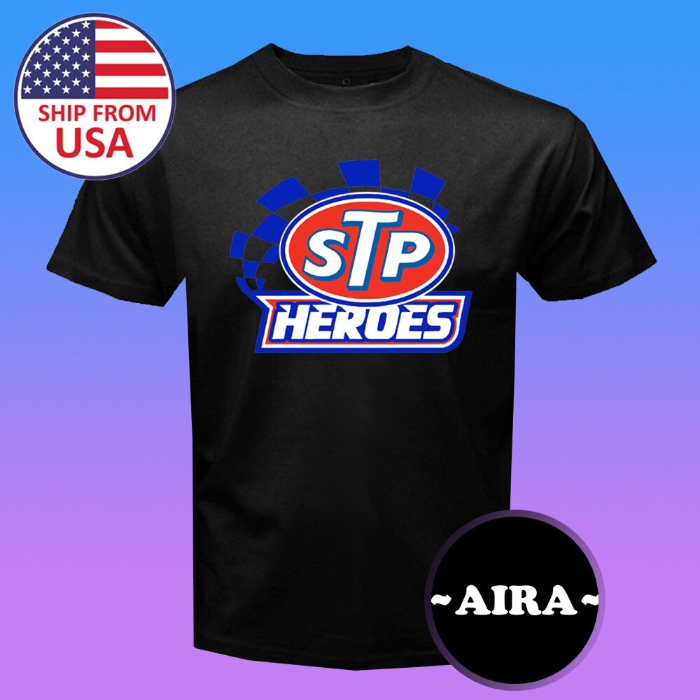 STP Racing Heroes Men's Black Size S-5XL