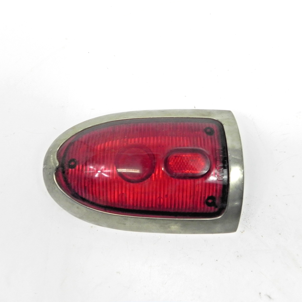 1951 KAISER NOS LEFT TAIL LIGHT LENS + ASSEMBLY BEZEL NO BULB RARE VTG KF#207376