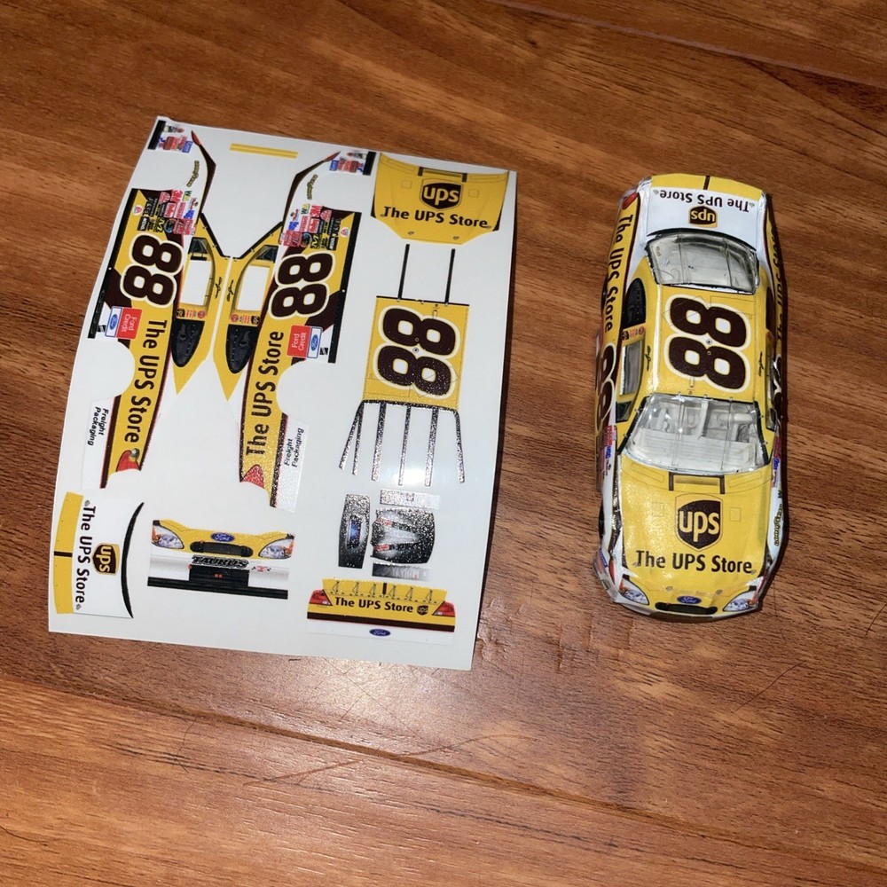 NASCAR Dale Jarrett UPS Store 1/64 Scale Peel Stick Decal