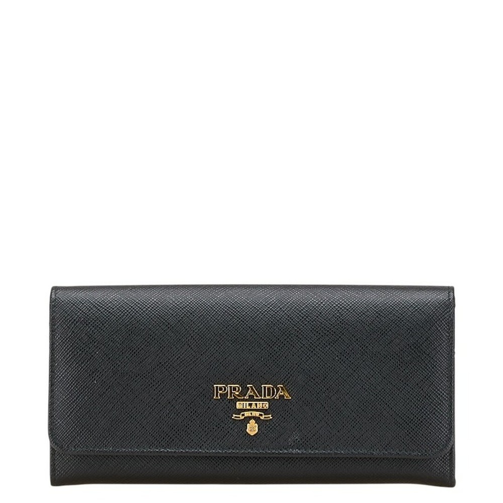 Prada Saffiano Leather Long Wallet for Women Model 214-11763