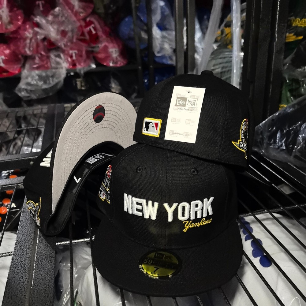 2025 New MLB New Era New York Yankees Black 59FIFTY Fitted Cap