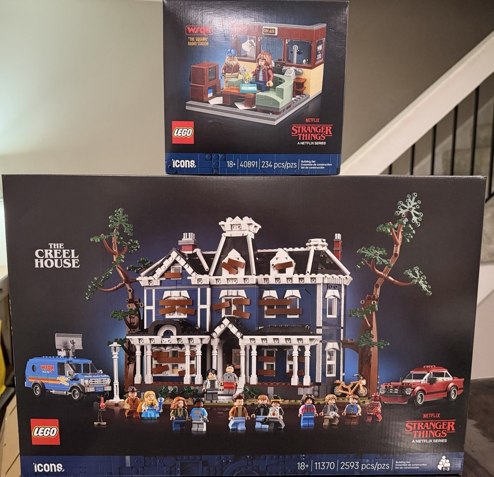 LEGO Creel House Stranger Things 11370 With WSQK Radio Station Brand New Sealed