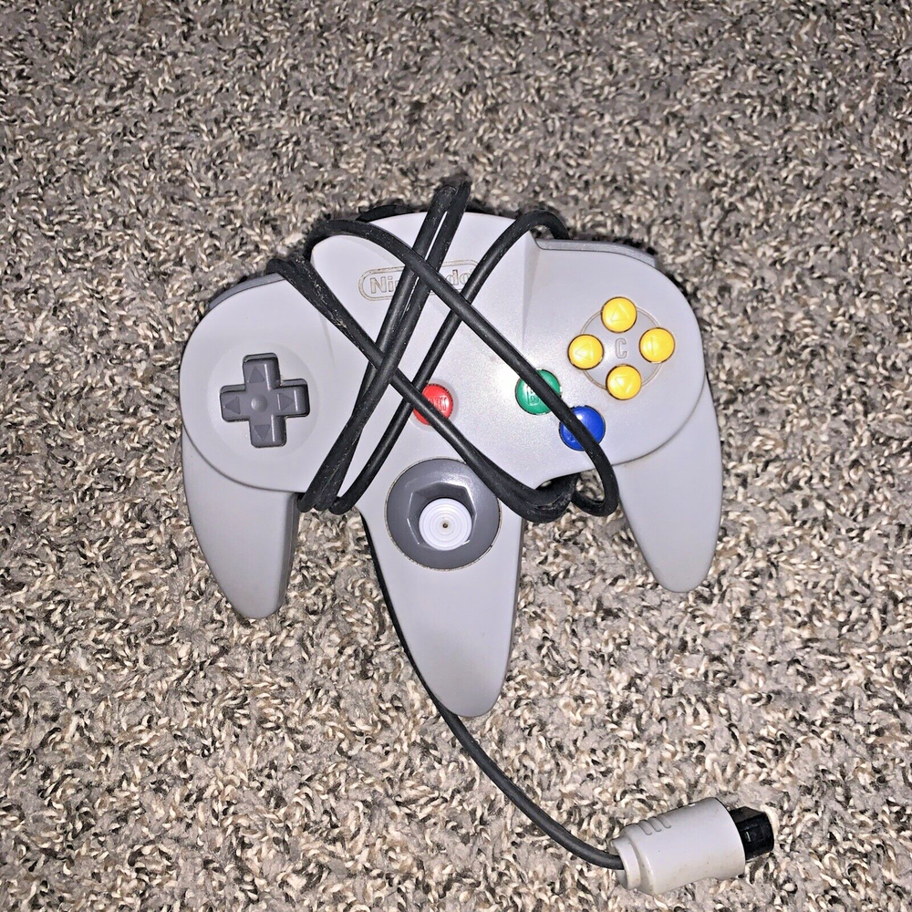 Official Nintendo 64 N64 Controller AUTHENTIC Original Grey Gray OEM