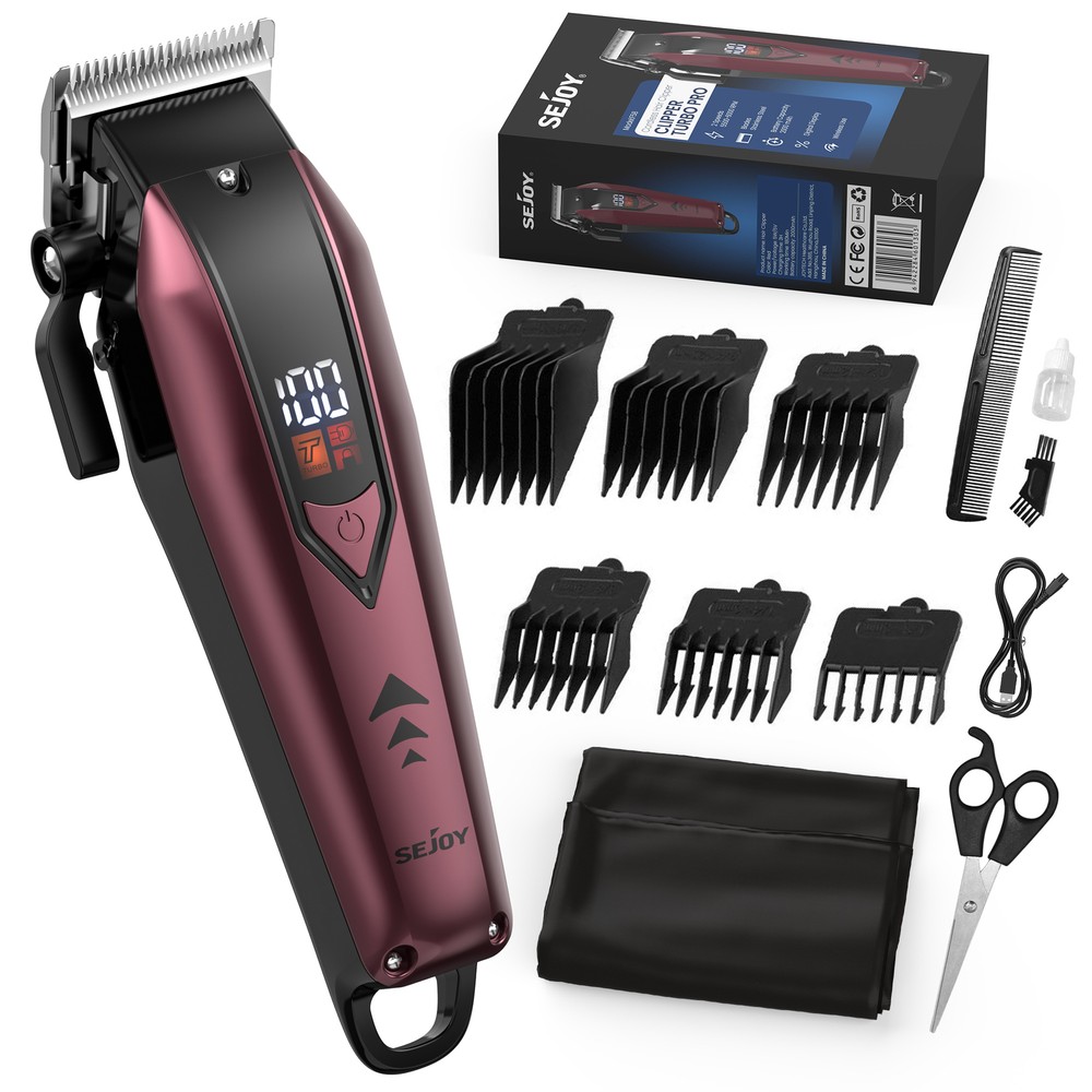 Cordless Hair Clipper Trimmer for Beard and Barber Haircut Kit