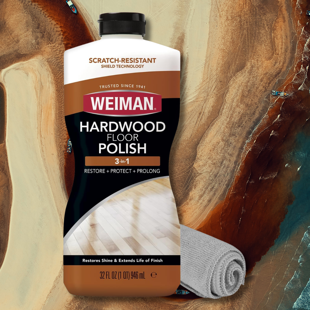 Wood Floor Polish and Restorer - 32 Ounce - High-Traffic Hardwood\