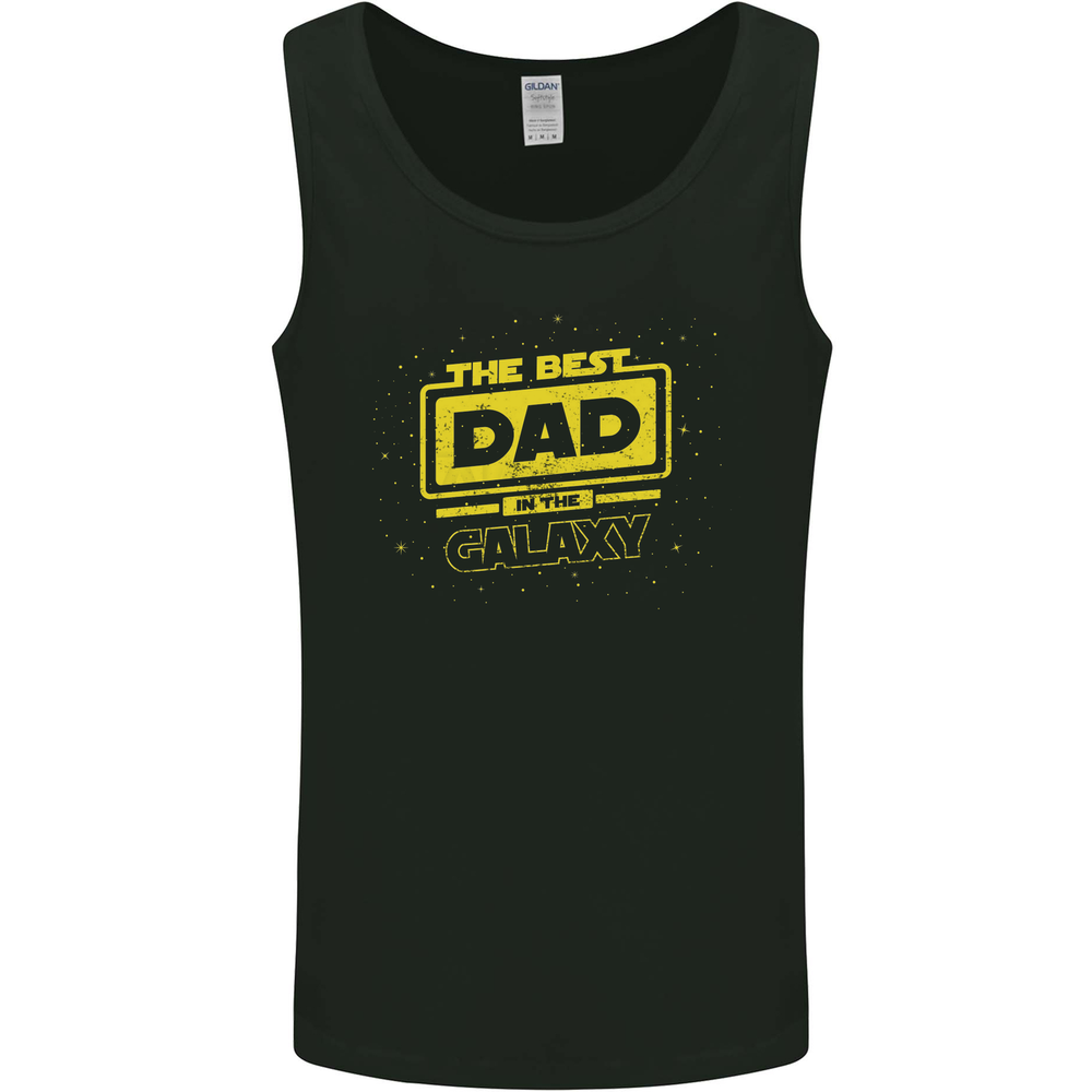 Fathers Day The Best Dad in the Galaxy Mens Vest Tank Top-image