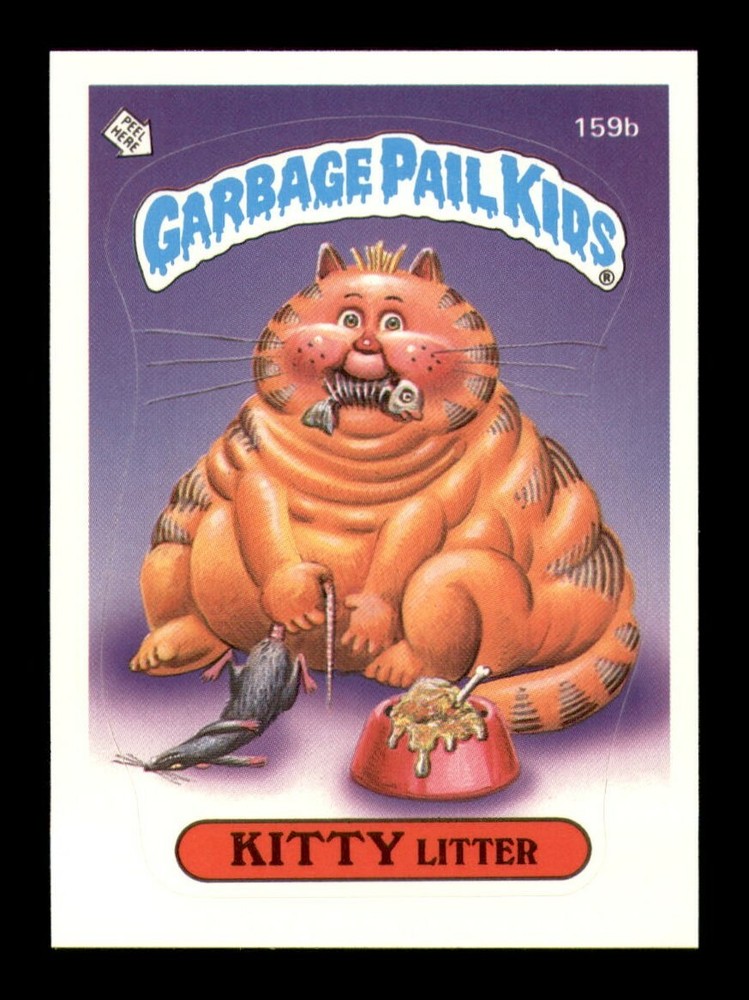 Kitty Litter #159b MINT 1986 Garbage Pail Kids Series 4 ~Combined Ship~