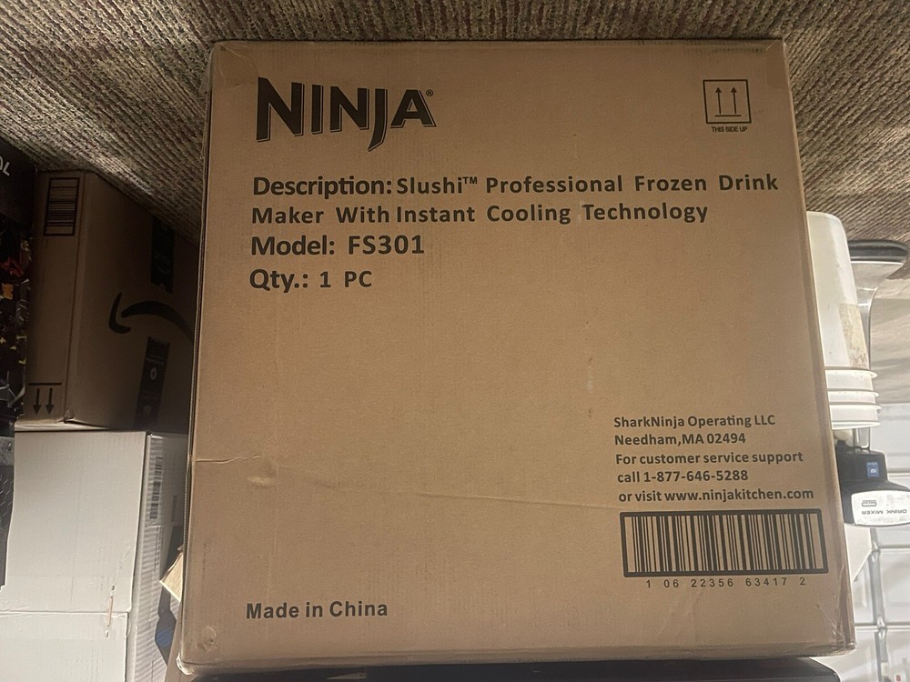 Ninja SLUSHi 88OZ Professional Frozen Drink Maker FS301 New In Box Free Shipping