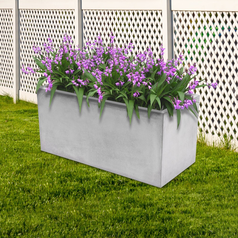 Rectangular Planter Large Outdoor Indoor Garden Pots Large Plant Pot