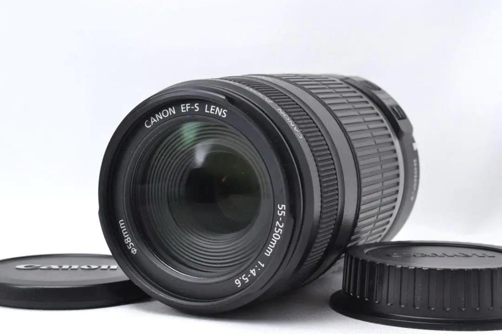 Canon EF-S 55-250mm F4-5.6 IS Telephoto Zoom Lens Pre-Owned