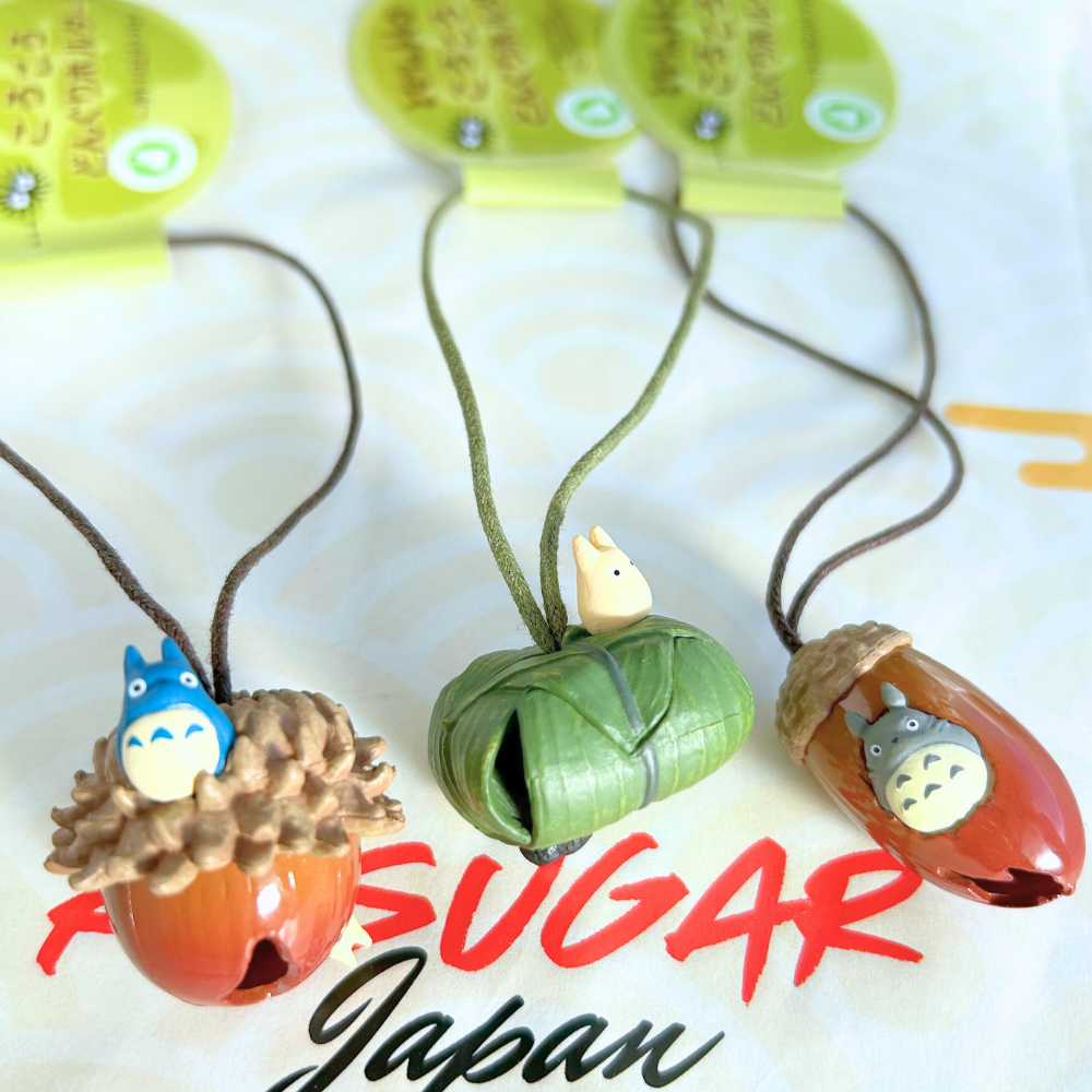 3 Set My Neighbor Totoro Rolling Acorn Keychain Charm Series fm Japan w/Tracking