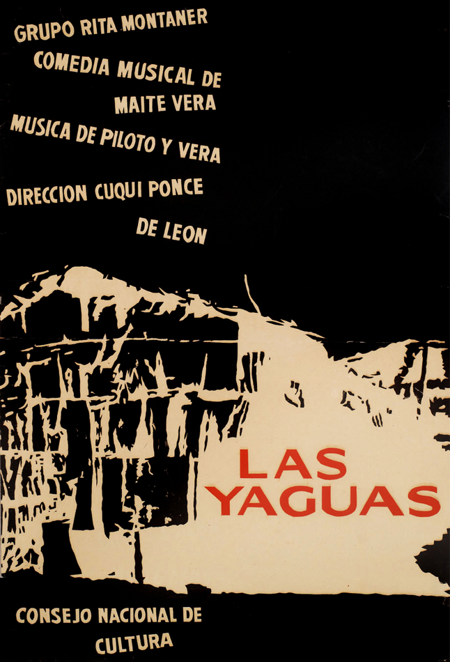 POSTER.Home wall.Las Yaguas musical comedy Theater.Art Decor.1466