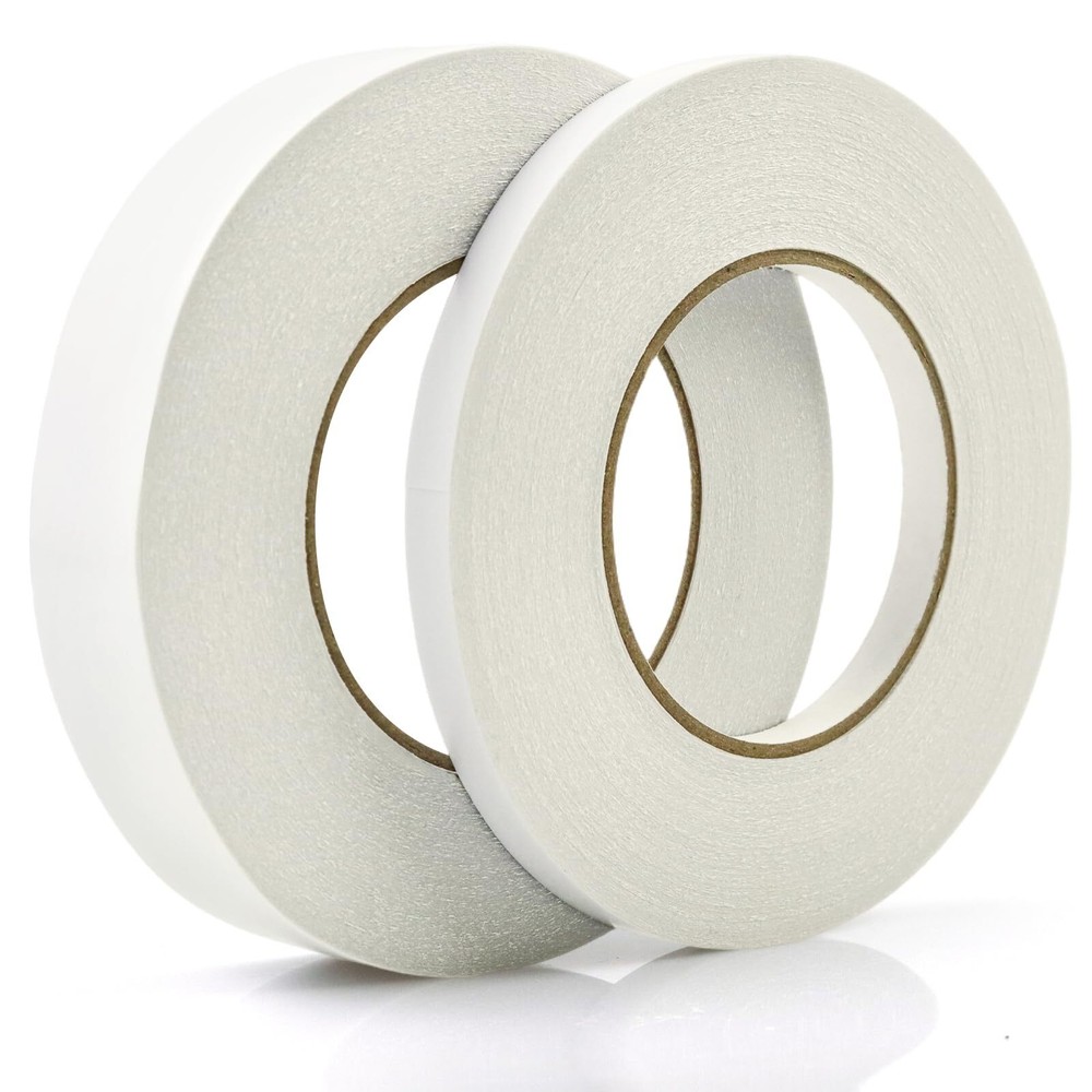 PLANTIONAL 2 Rolls Double-Sided Sticky Fabric Tape, No Sewing Required, Gluin...