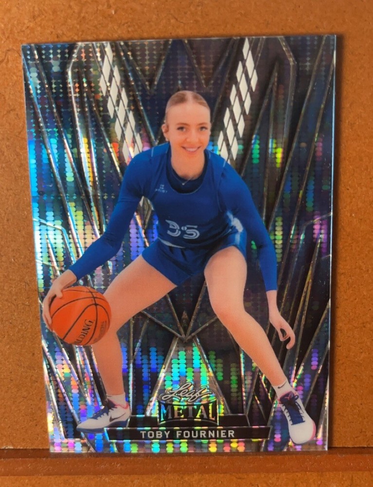 2024 Leaf Metal Women of Sport - Toby Fournier 1/1 Blue Pulsar Base Duke #103