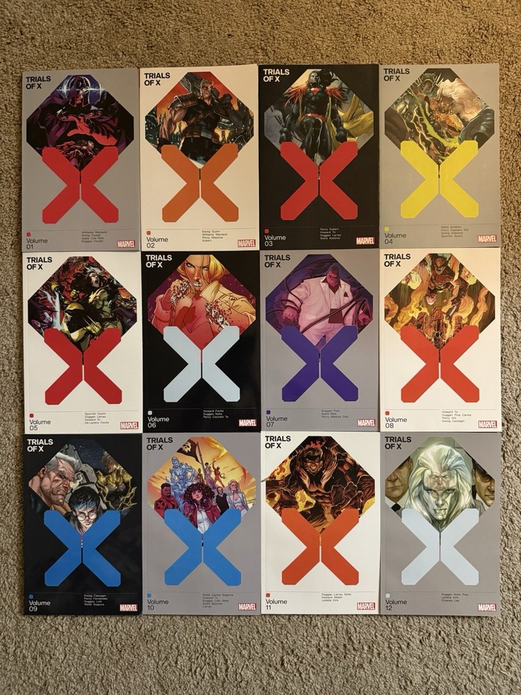 Trials of X Volume 1-12 Complete Set Trade Paperback TPB X-Men Krakoa Era