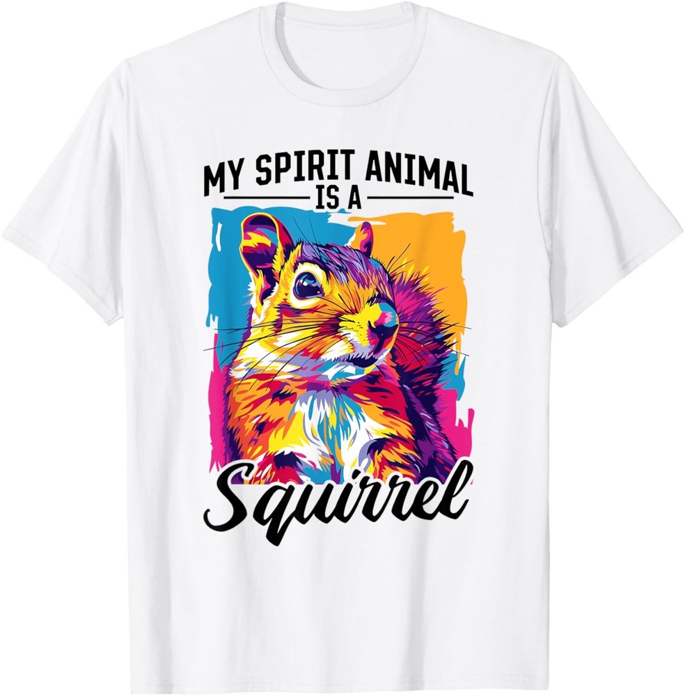Funny Squirrel Spirit Animal T-Shirt and Hoodie Design