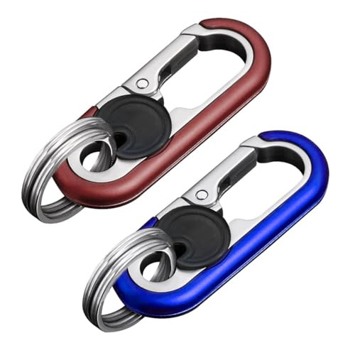 Heavy Duty Car Keychain for Men, Quick Release Anti-Loss Key Chain Clips Key