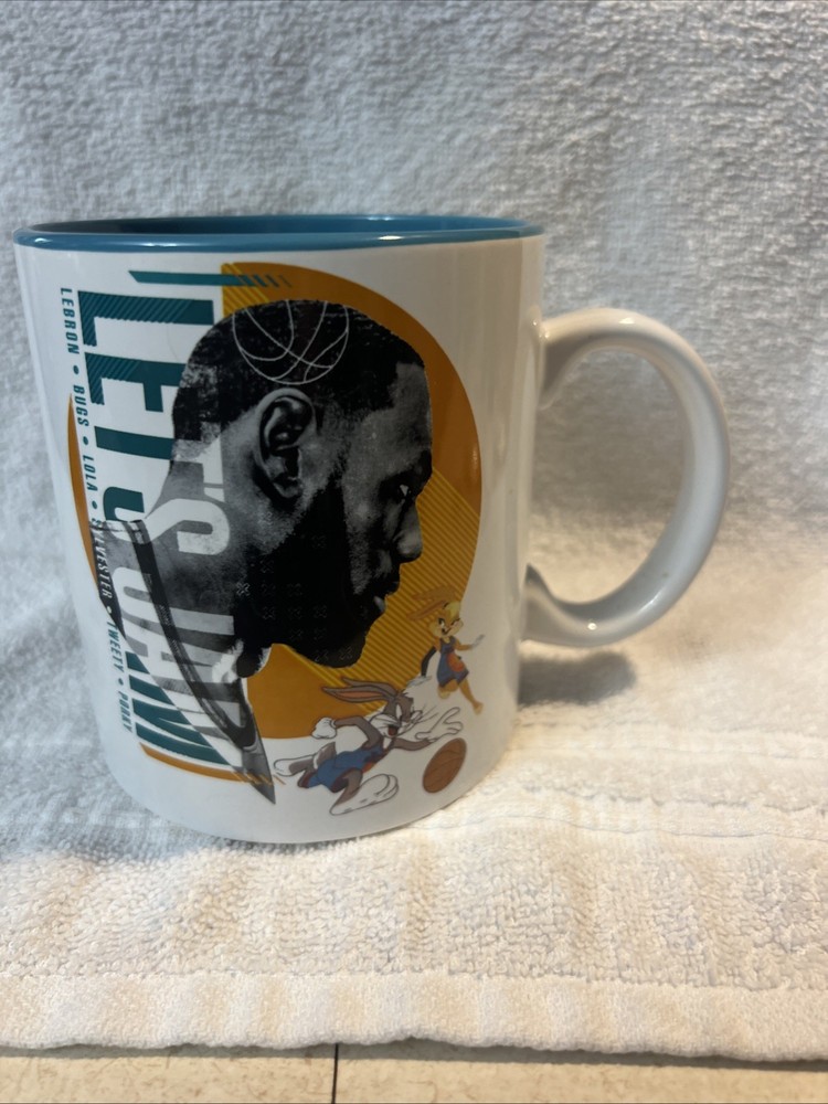 LeBron James Space Jam Looney Tunes Warner Bros Coffee Mug  