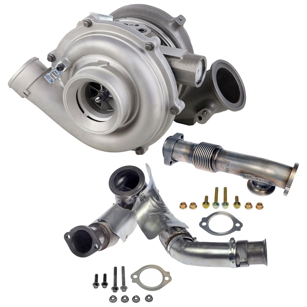 2006-2007 Ford E350 Super Duty 6.0L Diesel Garrett Turbo Charge Pipe Kit DAC