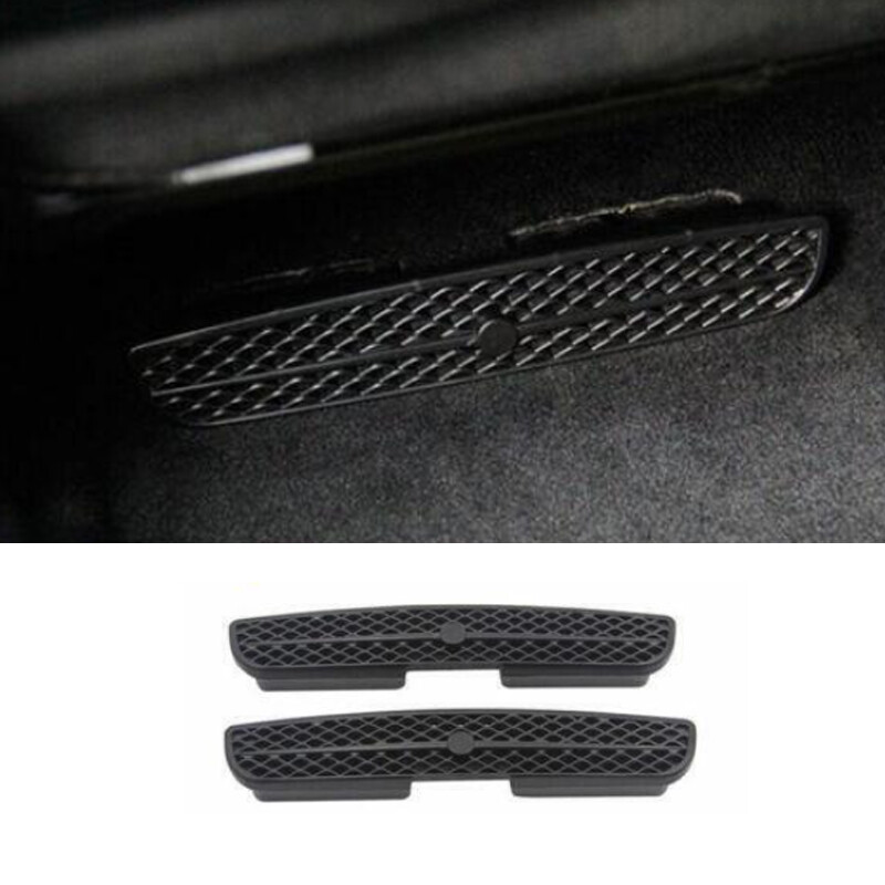 Matte Black Interior Seat Lower Vent Air Outlet Cover For Benz GLE GLS 2016-2019