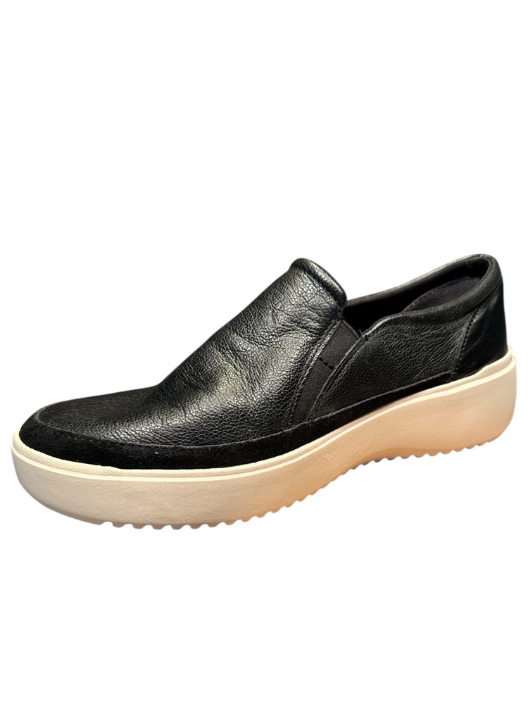 Vionic Kearney Black Slip-On Platform Sneakers for Women Size 10 Casual Comfort