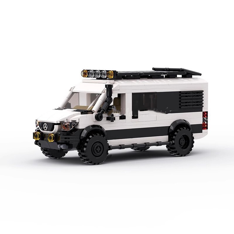 LEGO MOC Mercedes-Benz Sprinter 4x4 Speed Champions Style Car Building Kit Ideal Gift