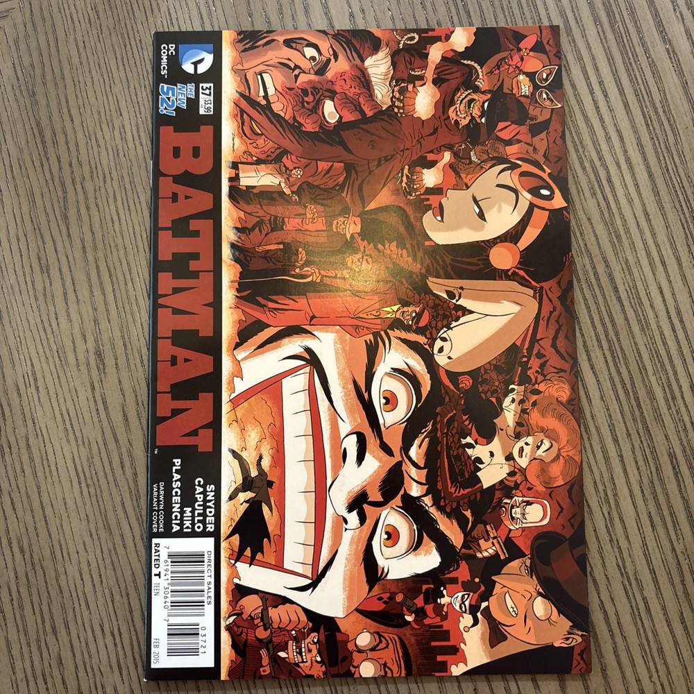 Batman #37 Darwyn Cooke Variant Cover DC Comics Feb 2015
