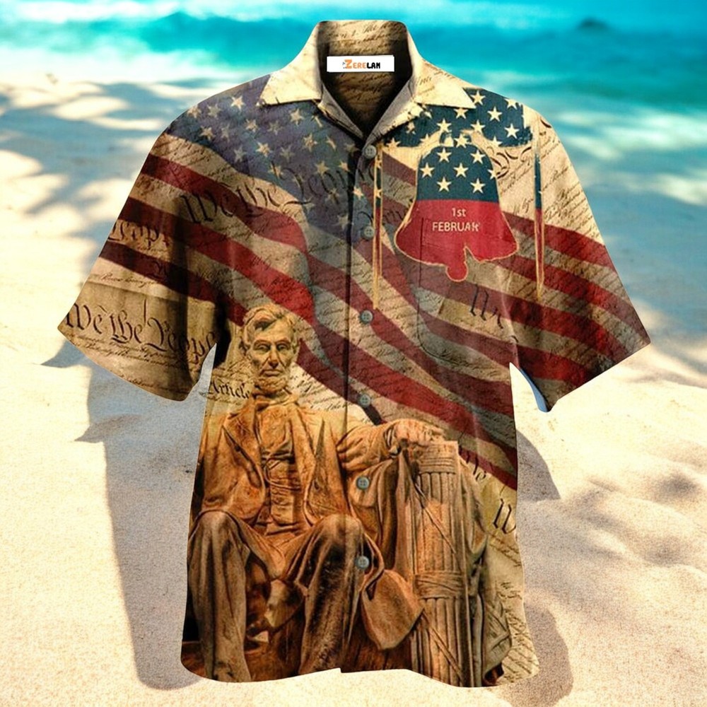 Celebrate America Love Day with Freedom Hawaiian Shirt for Men in US Sizes, Perfect for Summer Style