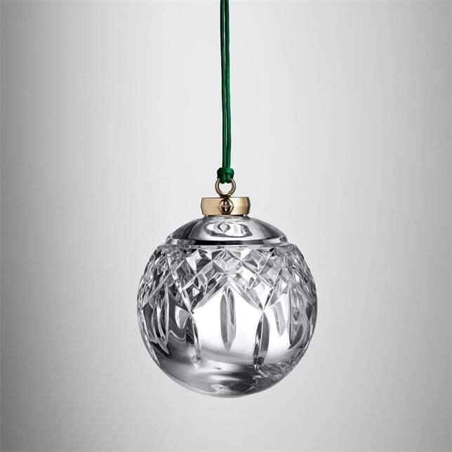 Waterford Lismore Christmas Bauble Ornament 1071524 in Gift Box