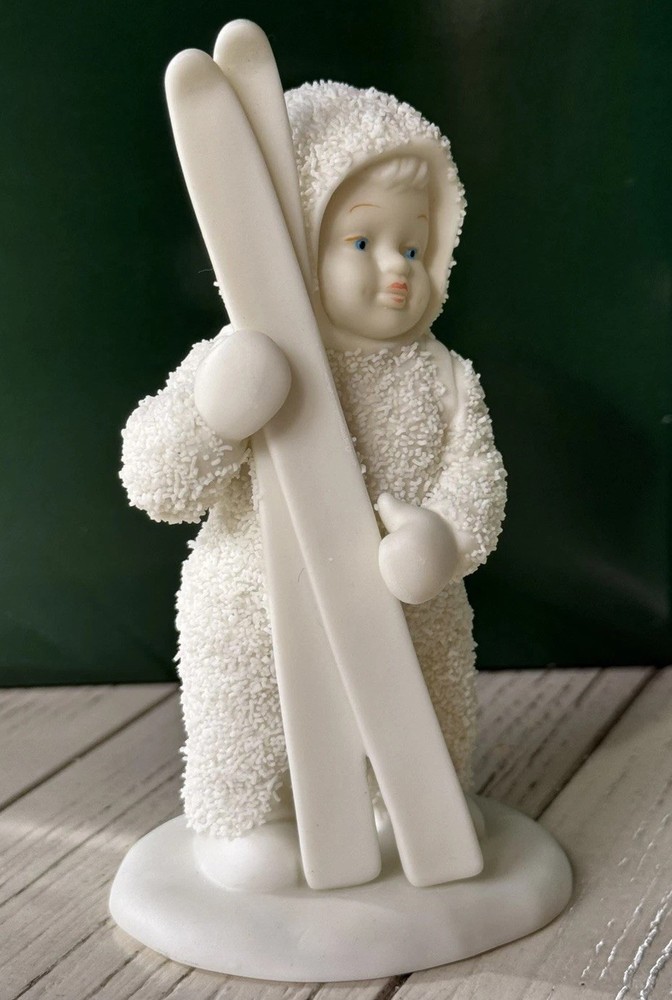 Department 56 Snowbabies  “Let’s Go Skiing” Original Box