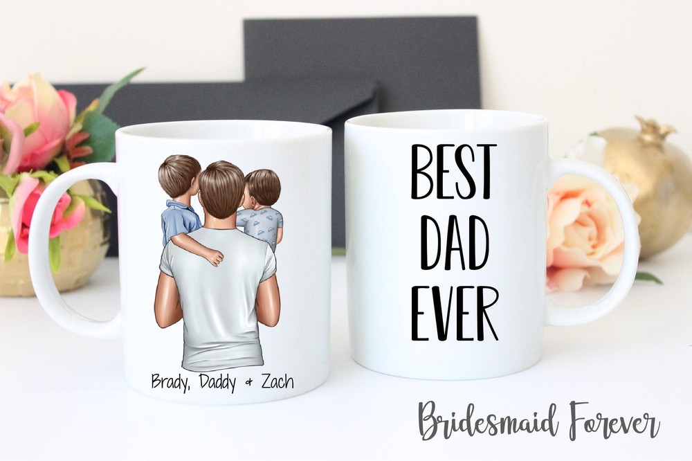Fathers Day Gift Fathers Day Mug Boy Dad Dad Of Boys Father Son Gift For Dad
