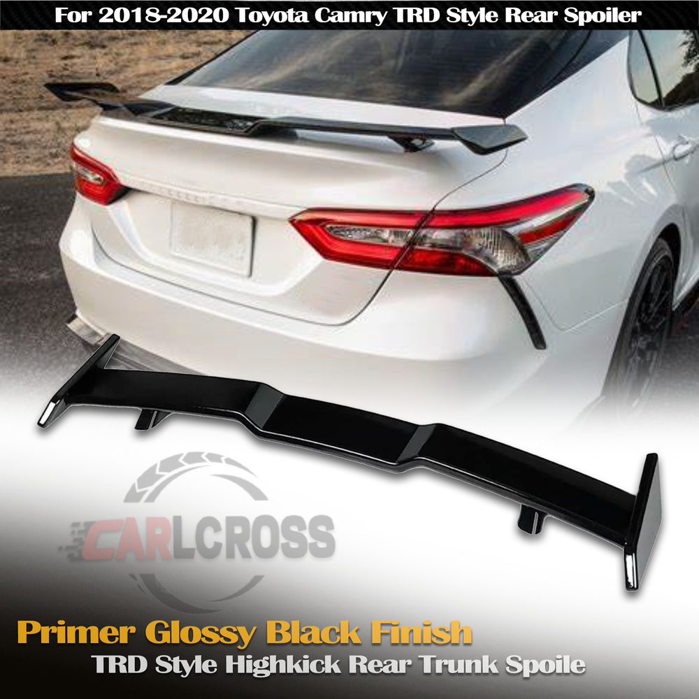 2018-2024 Toyota Camry Gloss Black Sport Trunk Spoiler Wing TD Style