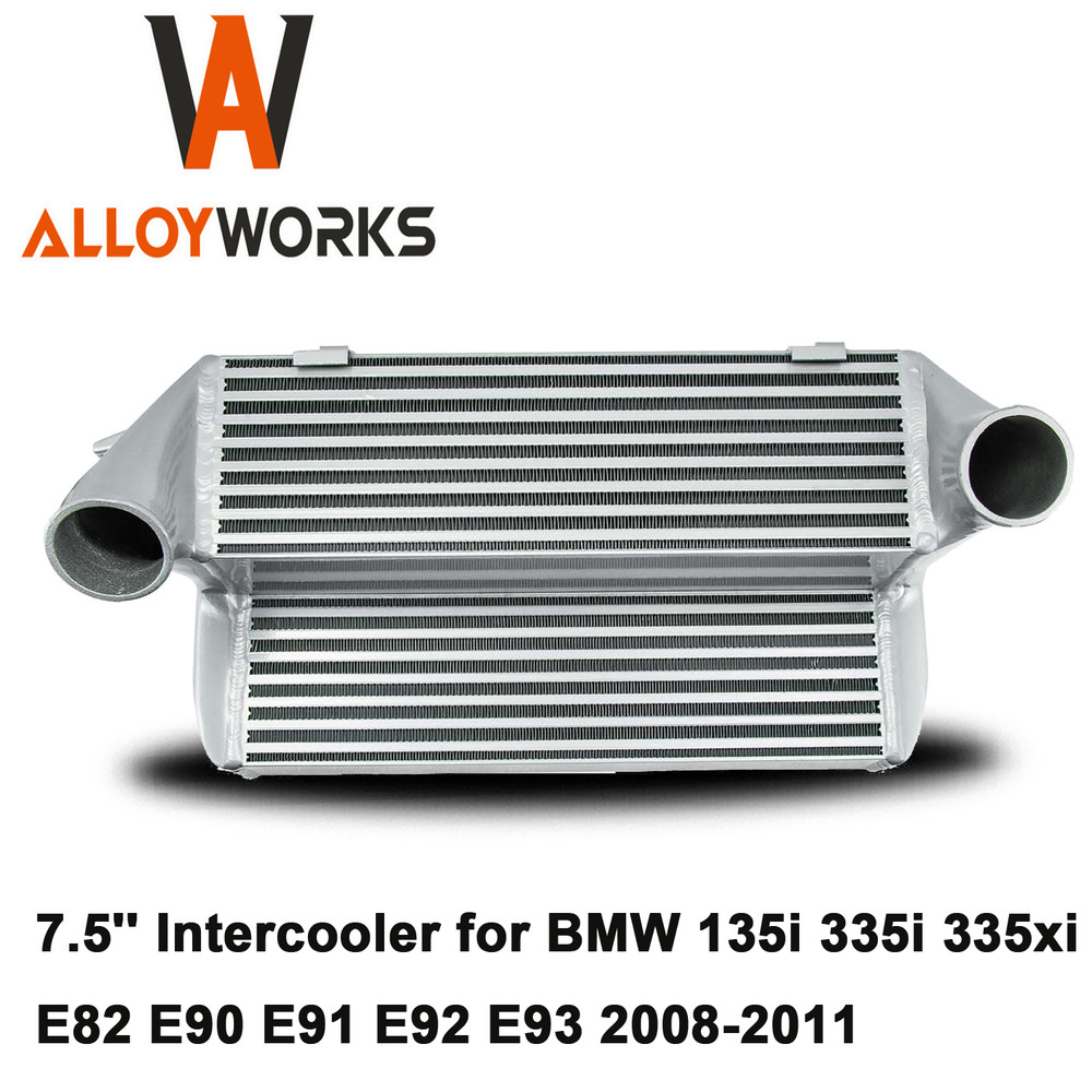 Aluminum Intercooler Fit 2008-11 BMW 135i 335i 335xi E82 E90 E91 E92 E93 Engine