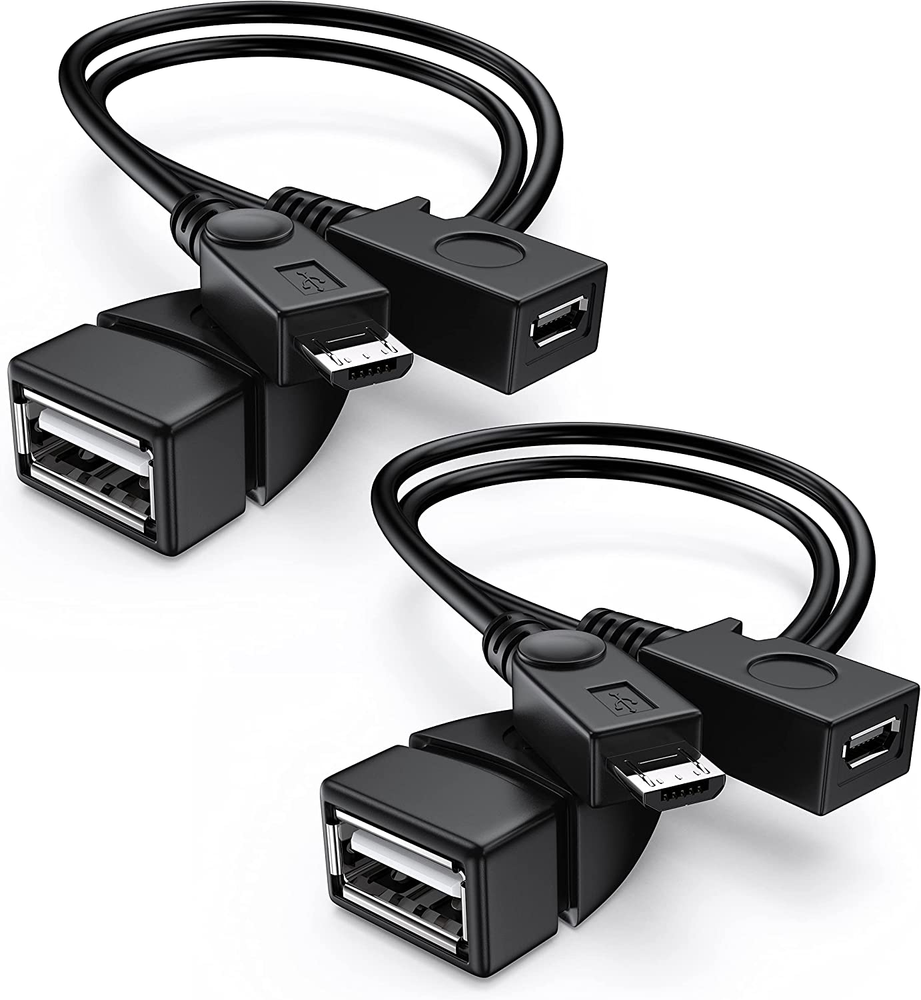 ANDTOBO 2-in-1 Micro USB OTG Power Adapter for Fire Stick