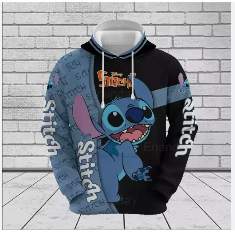 Stitch Disney 3D HOODIE Halloween Day Gift Best Price Christmas Day Gift US Size-image