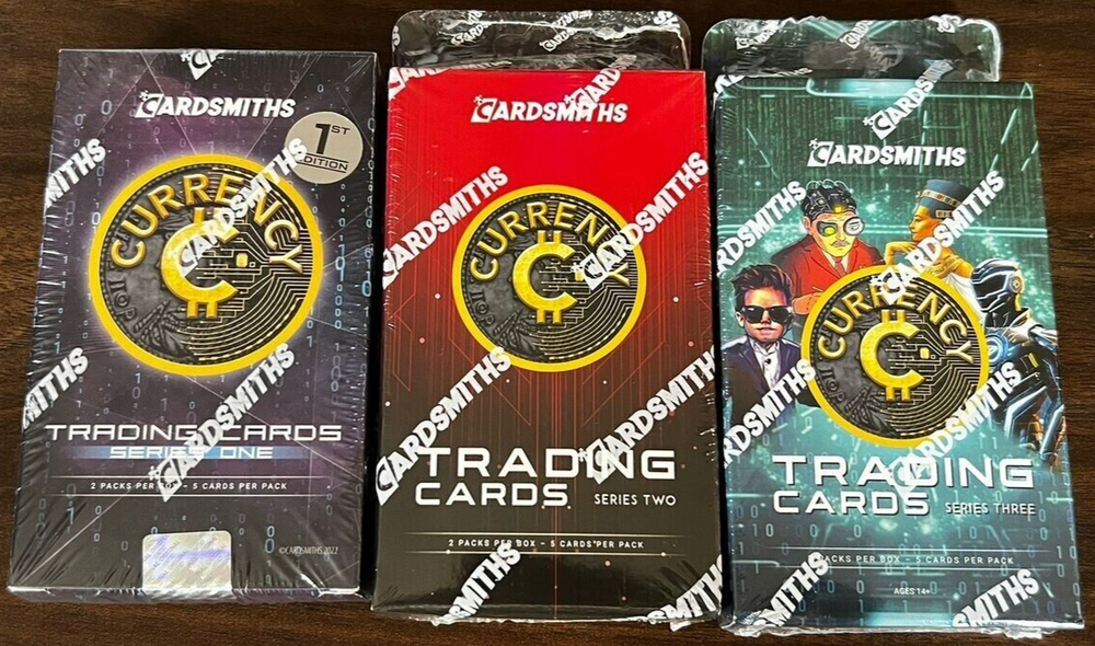 2022, 2023 & 2024 Cardsmiths Currency Series 1, 2 & 3 Factory Sealed Box Lot