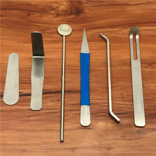 Saxophone repair tools - repair appliances flat leather mats adjusting key cover