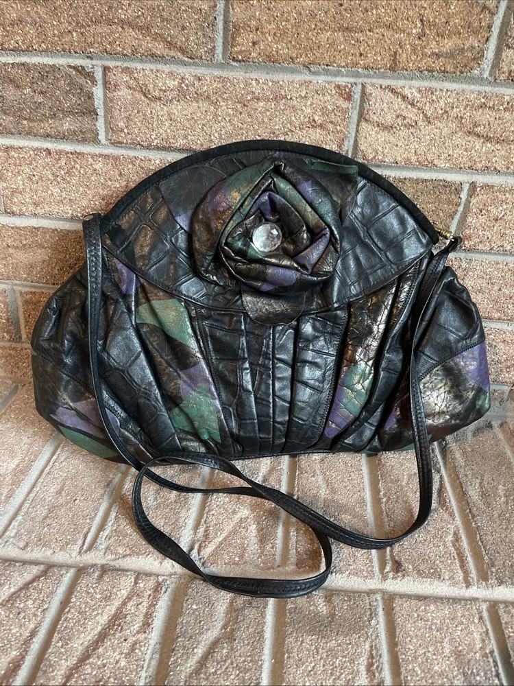 vintage leather bag from the 70s and 80s
