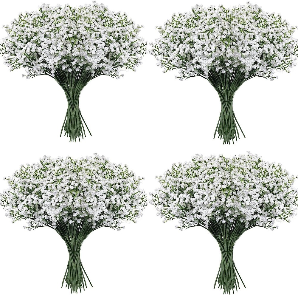 LYLYFAN Babys Breath Artificial Flowers,30 Pcs Gypsophila Real Touch Flowers ...