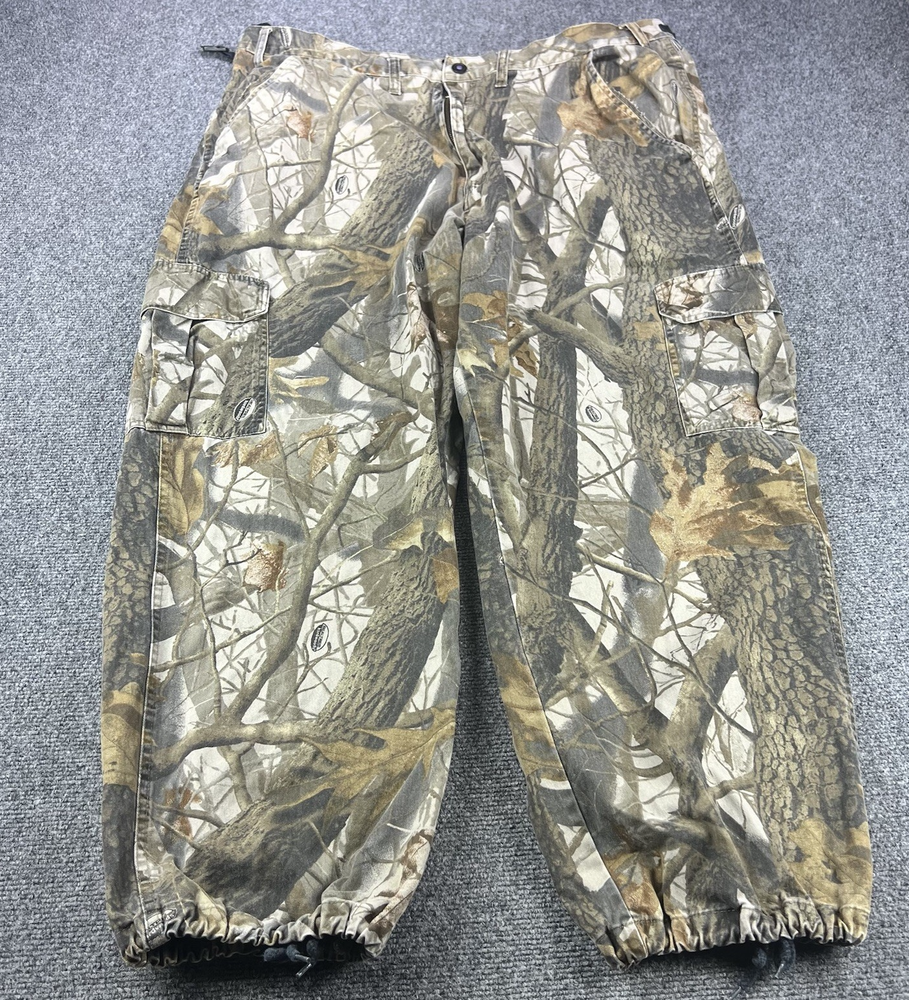 Vintage Camo Sweatpants Mens 2XL Realtree Hardwoods Jogger Sweats Y2K Baggy