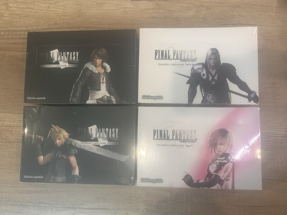 Final Fantasy TCG Opus 2 3 4 & 5 Brand New Booster Box Factory Sealed 144 Packs