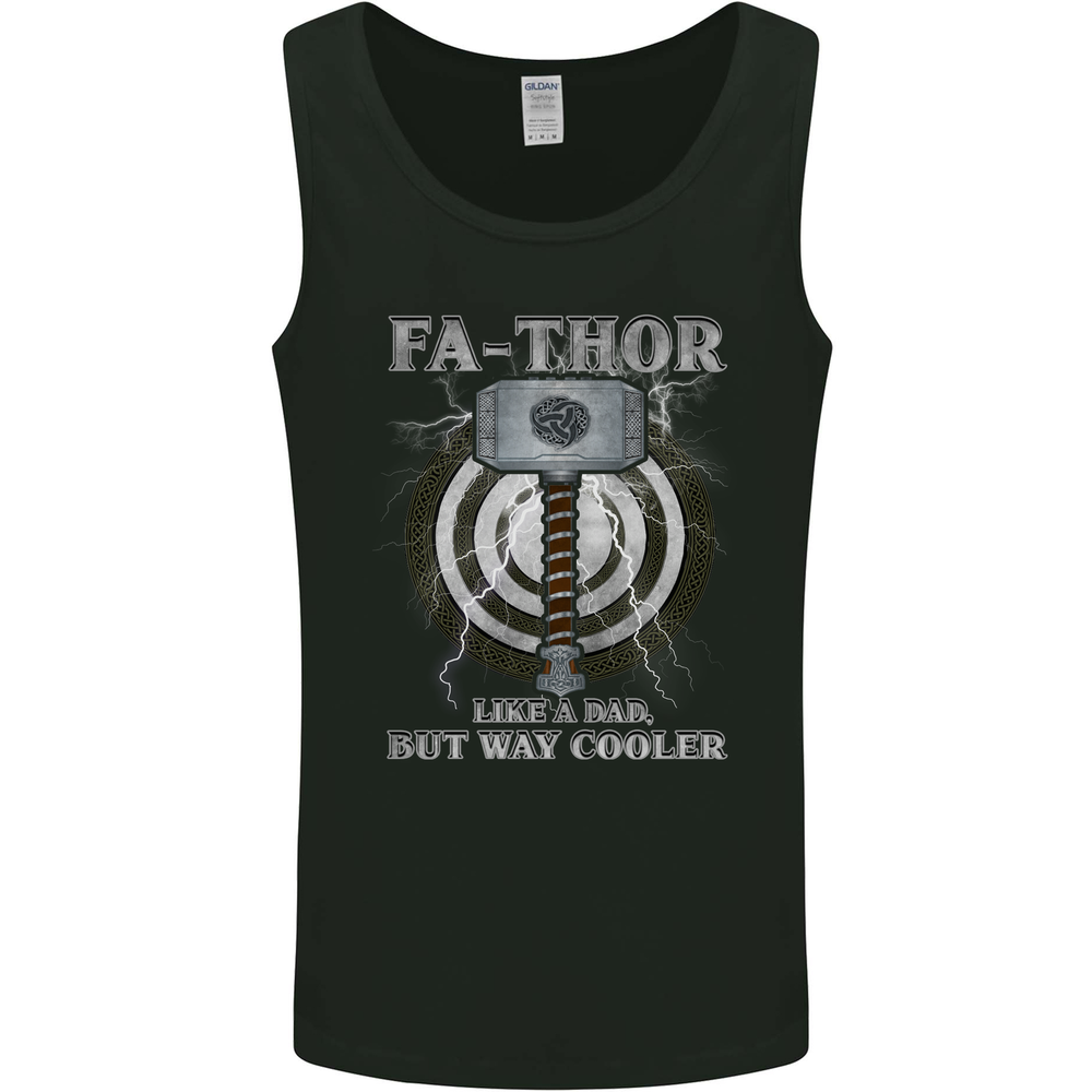 FA-THOR Funny Fathers Day Thor Dad Mens Vest Tank Top