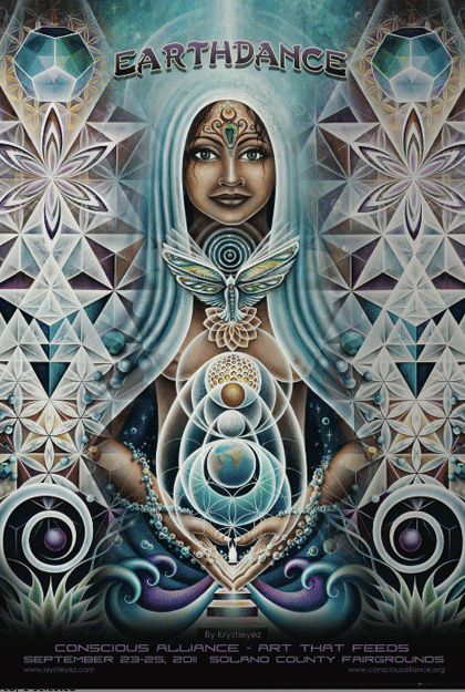 Earthdance 2011 Poster Wall Art Home Decor Unframed