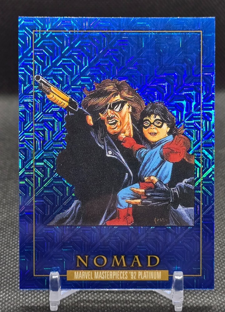 NOMAD 2024 Marvel Masterpieces '92 Platinum #70 Blue Traxx Parallel
