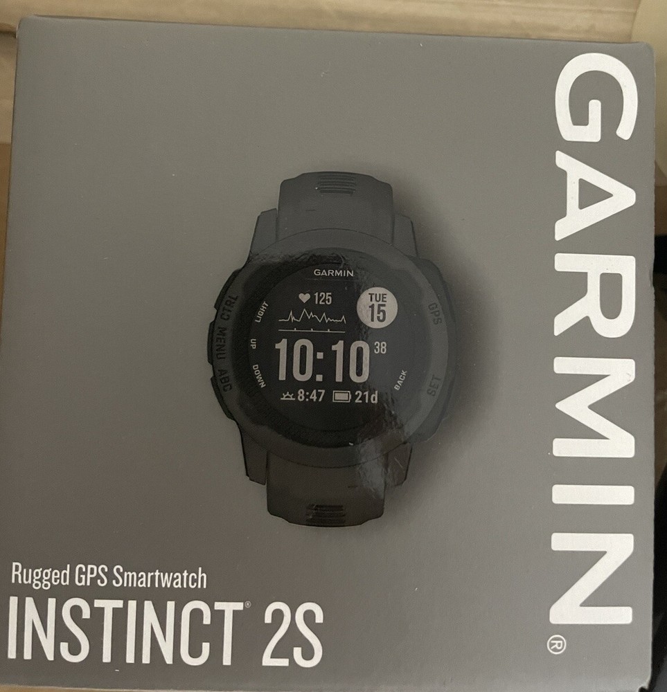 Garmin Instinct 2S GPS Smartwatch in Graphite - Rugged Standard Edition  