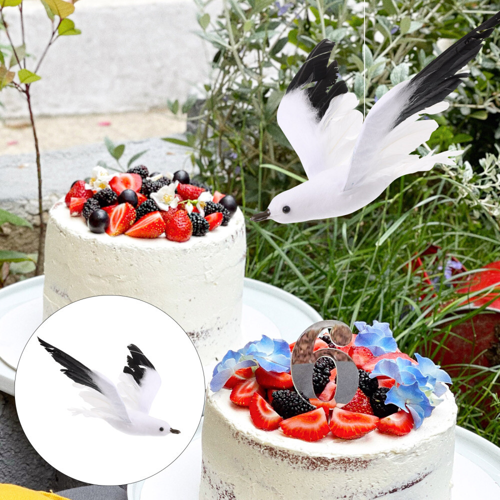 Wall Hanging Seagulls Beach Coastal Decor Flying Bird Ornament